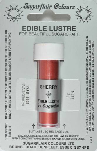 Sugarflair Edible Lustre Colour Sherry